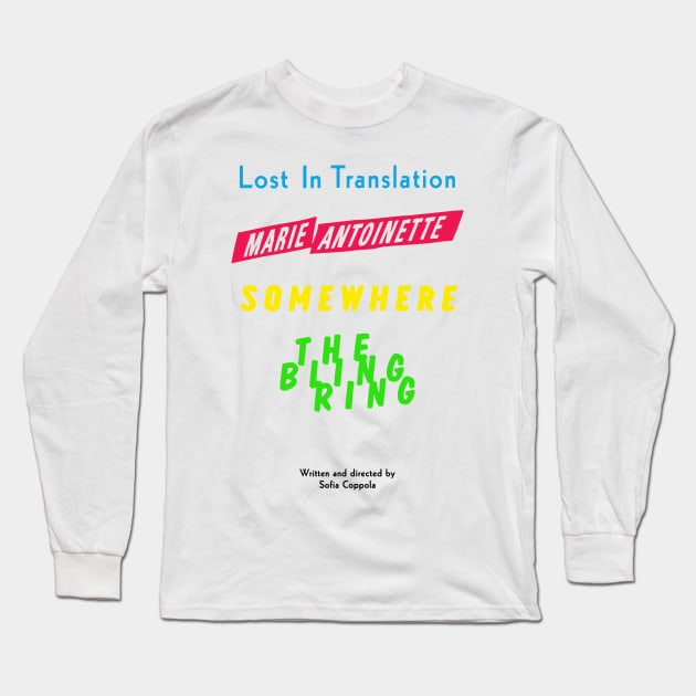 Sofia Coppola Long Sleeve T-Shirt by O O Screen